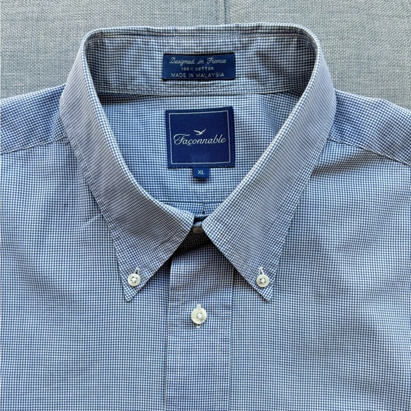 Faconnable Short Sleeve Button Down Shirt - Picture 2 of 6